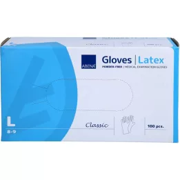 HANDSCHUHE Latex nepudrovaný veľký 4389, 100 ks