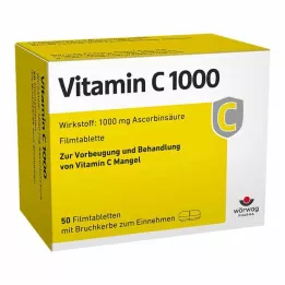 VITAMIN C 1000 filmom obalené tablety, 50 ks