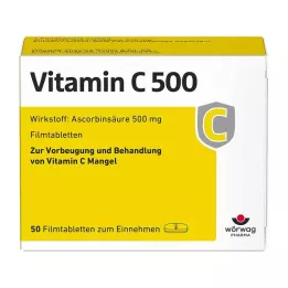 VITAMIN C 500 filmom obalené tablety, 50 ks
