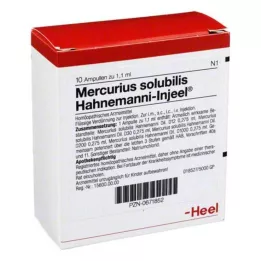 MERCURIUS SOLUBILIS INJEEL Ampulky Hahnemanni, 10 ks