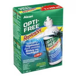 OPTI-FREE RepleniSH multifunkčný dezinfekčný roztok, 2X300 ml