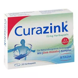 CURAZINK tvrdé kapsuly, 20 ks