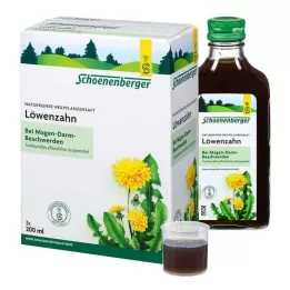 LÖWENZAHN SAFT Šťavy liečivých rastlín Schoenenberger, 3X200 ml