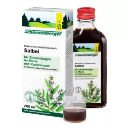 SALBEI SAFT Šťavy liečivých rastlín Schoenenberger, 200 ml