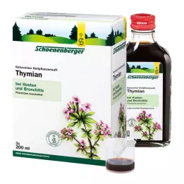 THYMIAN SAFT Šťavy liečivých rastlín Schoenenberger, 3X200 ml