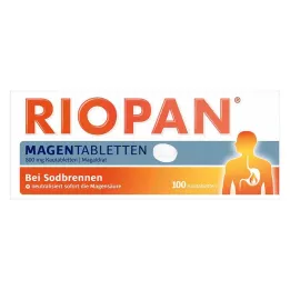 RIOPAN Žuvacie tablety Žuvacie tablety, 100 ks