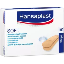 HANSAPLAST Mäkké prúžky 19x72 mm, 100 ks