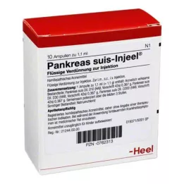 PANKREAS SUIS Injeel ampulky, 10 ks