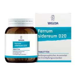 FERRUM SIDEREUM D 20 tabliet, 80 ks