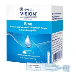 HYLO-VISION sínusové jednodávkové pipety, 20 x 0,4 ml