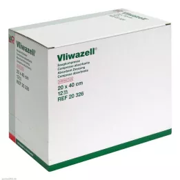 VLIWAZELL Absorpčné obklady sterilné 20x40 cm, 12 ks