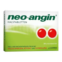 NEO-ANGIN Pastilky do krku, 24 ks
