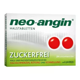 NEO-ANGIN Krčné pastilky bez cukru, 24 ks