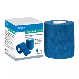 HÖGA-LASTIC-lepiaci obväz 8 cm x 5 m modrý, 1 kus