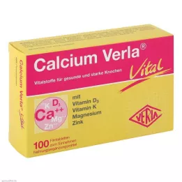 CALCIUM VERLA Vital filmom obalené tablety, 100 ks