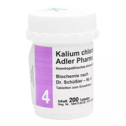 BIOCHEMIE Adler 4 Kalium chloratum D 6 tabliet, 200 ks