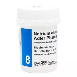 BIOCHEMIE Adler 8 chloratum sodný D 6 tabliet, 200 ks