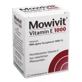 MOWIVIT Vitamín E 1000 kapsúl, 50 ks