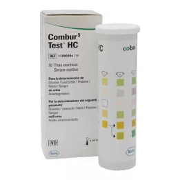 COMBUR 5 testovacích prúžkov HC Testovacie prúžky, 10 ks