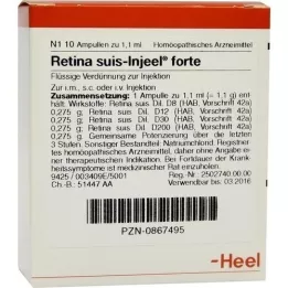 RETINA SUIS Ampulky Injeel forte, 10 ks