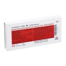 ISOTONISCHE NaCl roztok 0,9 % Eifelfango Inj.-Lsg., 10X2 ml
