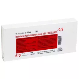 ISOTONISCHE NaCl roztok 0,9 % Eifelfango Inj.-Lsg., 10X10 ml