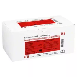 ISOTONISCHE NaCl roztok 0,9 % Eifelfango Inj.-Lsg., 50X10 ml