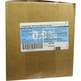 Fľaša z 0,9% fyziologického roztoku, 10x100 ml