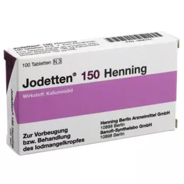 JODETTEN 150 Henningových tabliet, 100 ks