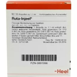 RUTA INJEEL Ampulky, 10 ks