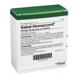 SABAL HOMACCORD Ampulky, 10 ks