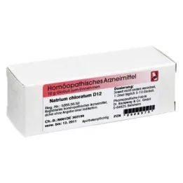 NATRIUM CHLORATUM D12 Globuli, 10 g