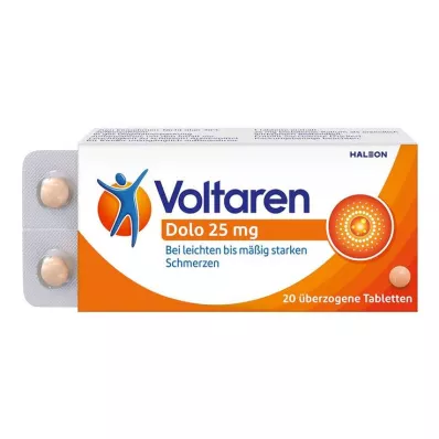 VOLTAREN Dolo 25 mg obalené tablety, 20 ks VOLTAREN Dolo 25 mg obalené tablety, 20 ks