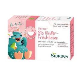 SIDROGA Organické filtračné vrecká na detský ovocný čaj, 20X1,5 g