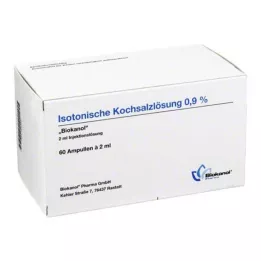 ISOTONISCHE Fyziologický roztok 0,9 % Biokanol ampulky, 60 x 2 ml