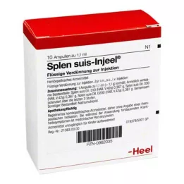 SPLEN Suis Injelel Ampoules, 10 hodín