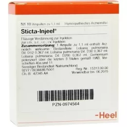 STICTA INJEEL Ampulky, 10 ks