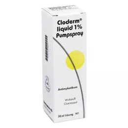 CLODERM Tekutý 1% sprej s pumpičkou, 30 ml