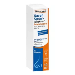 NASENSPRAY-ratiopharm Dospelí bez konzervačných látok, 10 ml