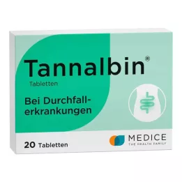 TANNALBIN Tablety, 20 ks