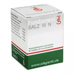 FUNDAMENT-Soľ III N tablety, 80 ks