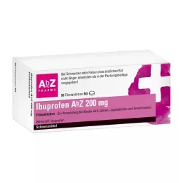 IBUPROFEN AbZ 200 mg filmom obalené tablety, 50 ks