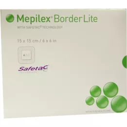 MEPILEX Border Lite penový spoj 15x15 cm sterilný, 5 ks