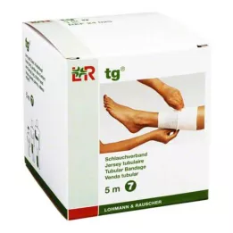 TG Rúrkový obväz veľkosť 7 5 m biely, 1 kus