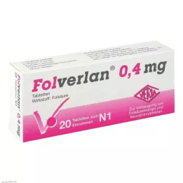 FOLVERLAN 0,4 mg tablety, 20 ks