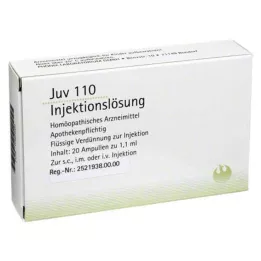 JUV 110 injekčný roztok 1,1 ml ampulky, 20x1,1 ml