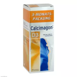 CALCIMAGON D3 žuvacie tablety, 180 ks