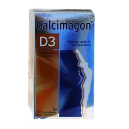 CALCIMAGON D3 žuvacie tablety, 112 ks