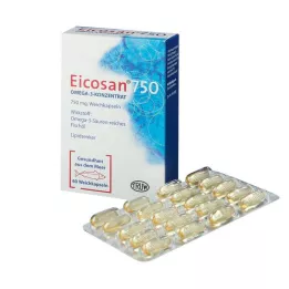 EICOSAN 750 Omega-3 Concentrate Soft Capsules, 60 ks