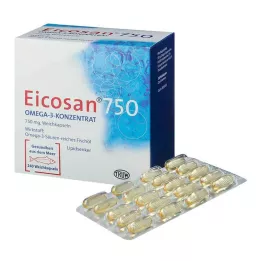 EICOSAN 750 Omega-3 koncentrát mäkkých kapsúl, 240 ks